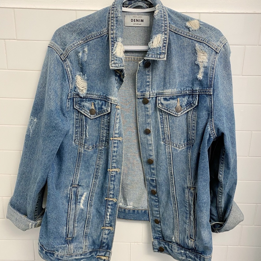 ASOS Distressed Denim Jacket